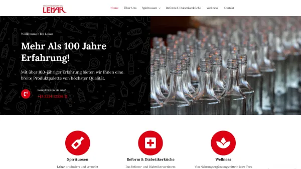 Website Screenshot: Willkomen bei Lehar! - Lehar Home - Lehar GmbH - Date: 2023-06-23 12:05:52