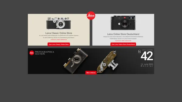 Website Screenshot: Peter COELN Gesellschaft Leica Shop - Leica Store Select - Date: 2023-06-23 12:05:55