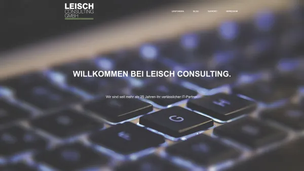 Website Screenshot: Leisch IT Consulting - Leisch Consulting | IT-Solutions - Date: 2023-06-14 10:43:30