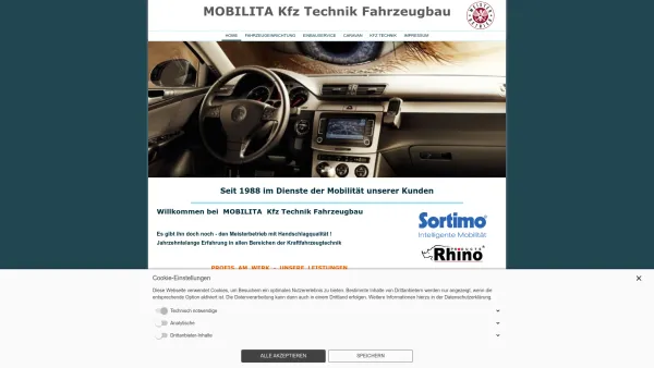 Website Screenshot: MOBILITA Kfz Technik Fahrzeugbau Leithenmayr Alfred - MOBILITA Kfz Technik Fahrzeugbau - Home - Date: 2023-06-23 12:05:55