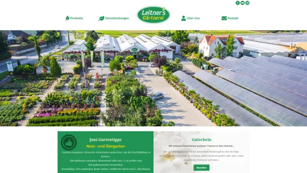 Website Screenshot: Leitners Gärtnerei - Leitners Gärtnerei - Date: 2023-06-15 16:02:34