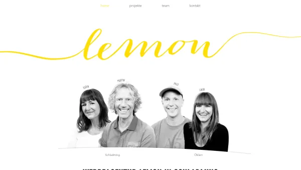 Website Screenshot: Martin Hutegger Lemon Fresh Ideas Schladming Werbeagentur - Werbeagentur lemon in Schladming, Steiermark - Date: 2023-06-23 12:05:55