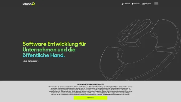 Website Screenshot: lemon42 IT, Web und Software GmbH - Lemon42 - Date: 2023-06-23 12:05:55
