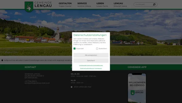 Website Screenshot: Gemeindeamt Lengau RiS-Kommunal - Gemeinde Lengau - Oberösterreich - Zentrum - Date: 2023-06-23 12:05:55