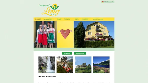 Website Screenshot: Landgasthof Lenzer*** - Startseite Landgasthof Lenzer - Date: 2023-06-23 12:05:58