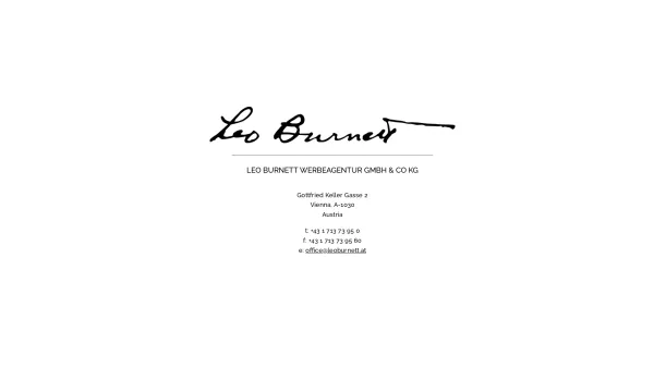 Website Screenshot: Leo Burnett Vienna - Leo Burnett Vienna - Date: 2023-06-23 12:05:58