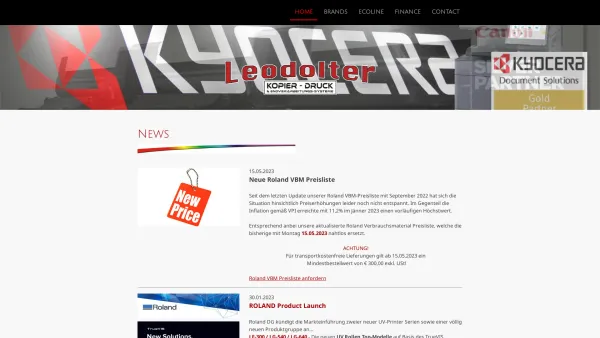 Website Screenshot: Franz Leodolter Büromaschinen Steiermark - News - leodolter01s Webseite! - Date: 2023-06-23 12:05:58