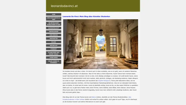 Website Screenshot: Leonardo da Vinci Nationalagentur - Leonardo Da Vinci ❂ Der Blog für Wiener Kunststudenten ❂ - Date: 2023-06-23 12:05:58