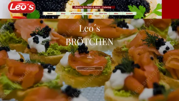 Website Screenshot: Leo´s Sandwiches - LeoSsandwiches - Date: 2023-06-14 16:37:06