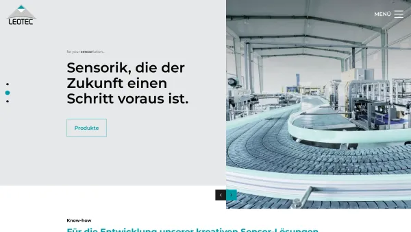 Website Screenshot: LEOTEC Technische Handels- und Produktionsges.m.b.H. - LEOTEC - Solutions for success - Date: 2023-06-23 12:05:58