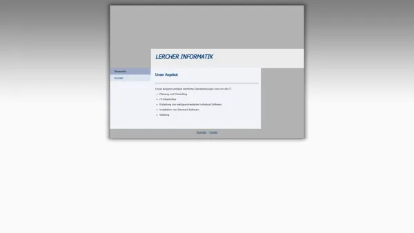 Website Screenshot: Lercher Wilfried Dipl.-Ing. Software-Entwicklung nach Ma - Dr. Wilfried Lercher - Sartseite - Date: 2023-06-14 10:43:30
