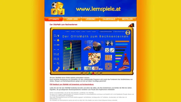 Website Screenshot: www.lernspiele.at - Lernspiele.at - Date: 2023-06-23 12:05:58