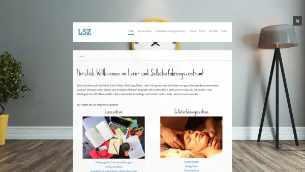 Website Screenshot: Lern und Sprachzentrum Neue Seite 1 - Lern- und Selbsterfahrungszentrum Korneuburg - lernzentrum.at - Date: 2023-06-23 12:05:58