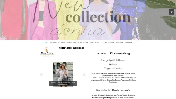Website Screenshot: Boutique Le Scarpe - Schuhe Klosterneuburg Mode by Lady Chic - Boutique Le Scarpe - Damenschuhe - Date: 2023-06-26 10:26:30