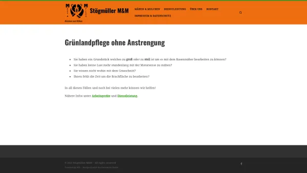 Website Screenshot: IT&C Heidemarie Stögmüller - Stögmüller M&M – Mulchen und Mähen - Date: 2023-06-15 16:02:34