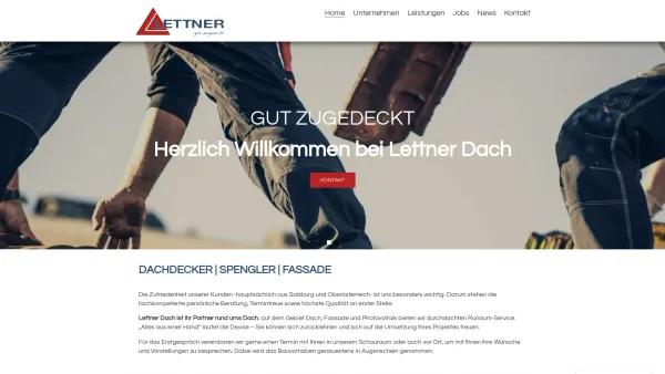 Website Screenshot: Lettner Josef GmbH Spengler Dachdecker - Home - Josef Lettner GmbH aus Lengau in OberösterreichJosef Lettner GmbH aus Lengau in Oberösterreich - Date: 2023-06-23 12:06:01