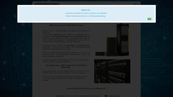 Website Screenshot: Lettner EDV-Technik - Home - Date: 2023-06-14 10:43:30