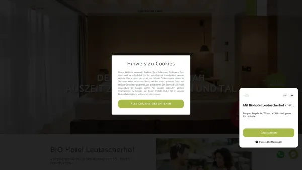 Website Screenshot: Biohotel Leutascherhof - BIO Hotel Leutascherhof, Olympiaregion Seefeld in Tirol, Österreich - Date: 2023-06-23 12:05:59