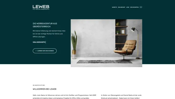 Website Screenshot: LEWEB - Die Werbeagentur aus dem Mühlviertel - LEWEB - Date: 2023-06-15 16:02:34