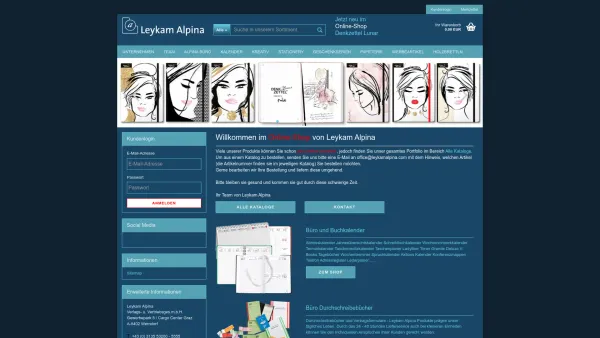 Website Screenshot: Leykam Alpina - Leykam-Alpina - Dienstleister, Verlag, Vertrieb Und Logistikunternehmen. - Date: 2023-06-15 16:02:34