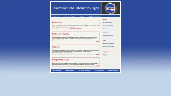 Website Screenshot: lfbline.com - LFBline.com - Kaufmännische Internetlösungen - Date: 2023-06-15 16:02:34