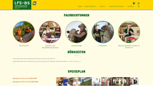 Website Screenshot: fachschule ottenschlag - Startseite | LBZ Edelhof - Date: 2023-06-14 10:43:30