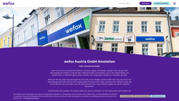 Website Screenshot: LH Versicherungsmakler & Handel GmbH - Profil - Expertensuche - Wefox - Date: 2023-06-23 12:06:01