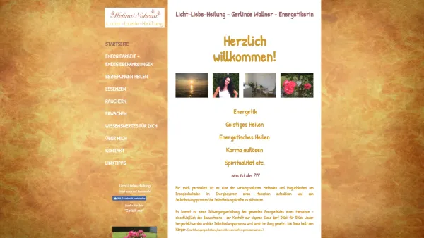 Website Screenshot: Gerlinde Wallner / Energetikerin - Licht-Liebe-Heilung - Gerlinde Wallner - Energetikerin - Date: 2023-06-23 12:06:01