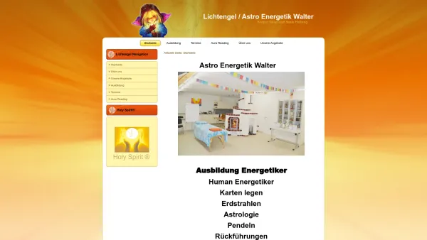 Website Screenshot: Astro Energetik Institut Walter - Startseite - Date: 2023-06-14 10:37:27
