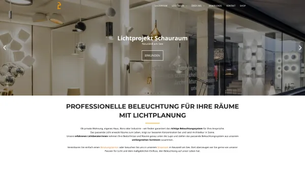 Website Screenshot: LICHTPROJEKT AIGNER & WÖBER GmbH - Lichtplanung | Lichtberatung | Lichthandel | Wien - Date: 2023-06-23 12:06:01
