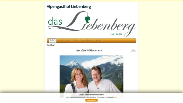 Website Screenshot: Alpengasthof Liebenberg - Gasthof - Date: 2023-06-23 12:06:03