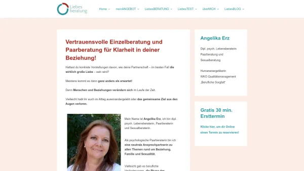 Website Screenshot: LIEBESberatung - Paarberatung und Sexualberatung in Wien - - Date: 2023-06-23 12:06:03