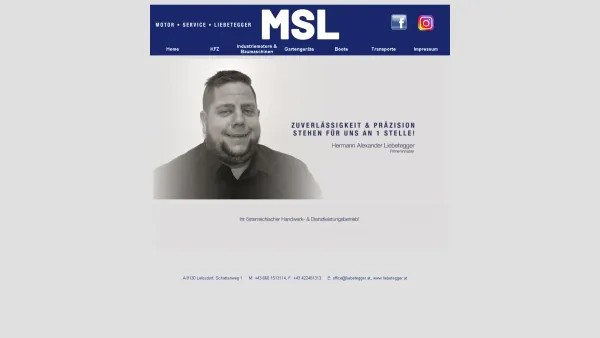 Website Screenshot: MVL Liebetegger - MSL - Date: 2023-06-23 12:06:02
