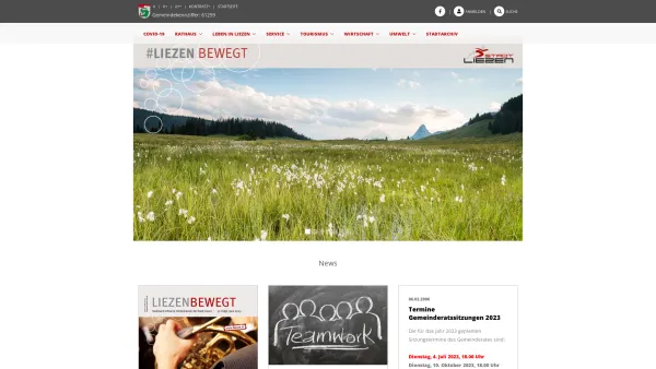Website Screenshot: Stadtgemeinde Liezen - liezen.at - Date: 2023-06-23 12:06:04