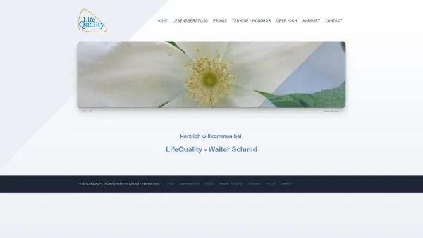Website Screenshot: Walter Schmid LifeQuality - Lifequality - HOME - Date: 2023-06-23 12:06:04