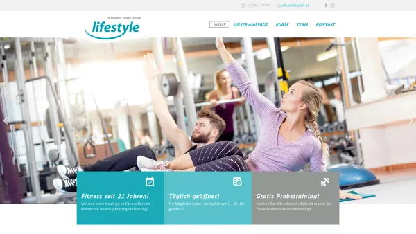 Website Screenshot: Lifestyle ~~~ Der Vital Gesundheits und Fitness-Club ~~~~~ - LifeStyle St. Leonhard am Forst – Fit bleiben – wohl fühlen! - Date: 2023-06-15 16:02:34