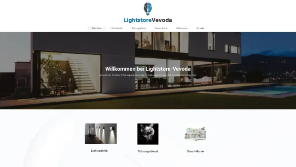 Website Screenshot: Lightstore-Vevoda - Lightstore-Vevoda - Startseite - Date: 2023-06-23 12:06:04