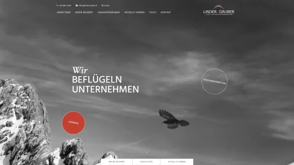 Website Screenshot: Linder & Gruber - Steuer- und Wirtschaftsberatungs GmbH - Steuer- und Wirtschaftsberatung - Linder & Gruber - Date: 2023-06-23 12:06:06