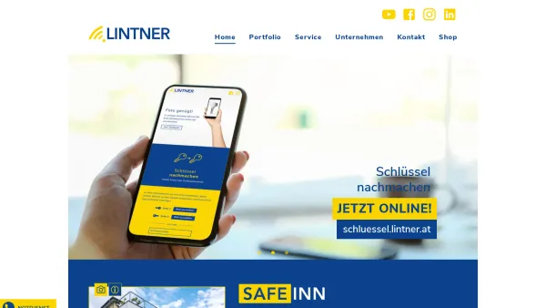 Website Screenshot: Lintner mit Sicherheit Aktuell - Lintner Sicherheitstechnik - innovative Sicherheit aus Schwaz | Tirol - Date: 2023-06-23 12:06:07