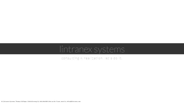 Website Screenshot: Lintranex Systems (Thomas Fellinger) - Date: 2023-06-14 10:37:41