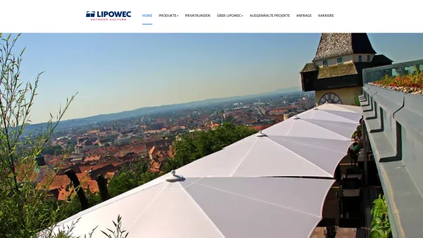 Website Screenshot: Rolladen Lipowec - LIPOWEC | Ihr Terrassenpartner - Date: 2023-06-14 10:36:56