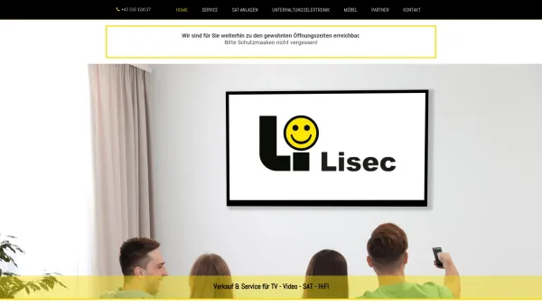 Website Screenshot: Franz www.lisec.at - Home - Lisec Franz, Graz - Date: 2023-06-23 12:06:09
