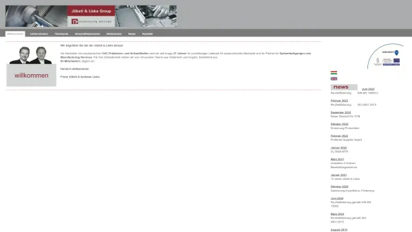 Website Screenshot: LISKA HandelsgesmbH - Jöbstl & Liska Group - jlgroups Webseite! - Date: 2023-06-23 12:06:09