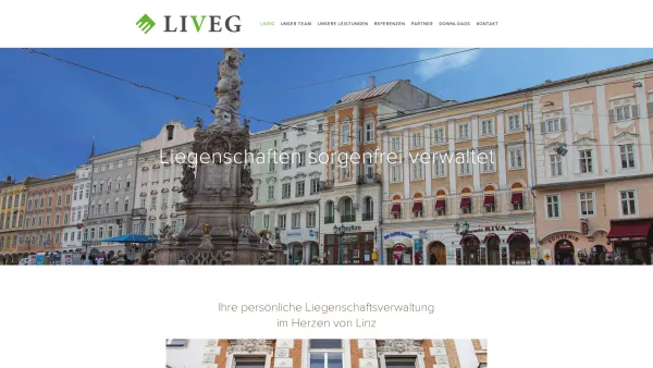 Website Screenshot: LIVEG Liegenschaftsverwaltung GmbH - LIVEG - Date: 2023-06-23 12:06:09