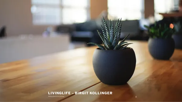 Website Screenshot: LIVING LIFE Mag. Birgit Kollinger - Livinglife – Birgit Kollinger – Webseite ist im Umbau - Date: 2023-06-23 12:06:09