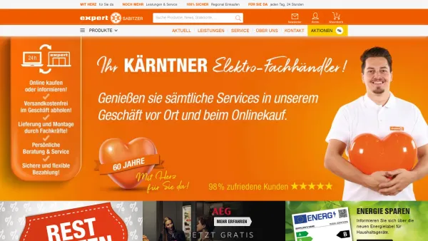 Website Screenshot: Expert Sabitzer Livingstyle livingstyle Sabitzer Walter - Ihr regionaler Elektro-Fachhändler - Expert Sabitzer - Date: 2023-06-15 16:02:34