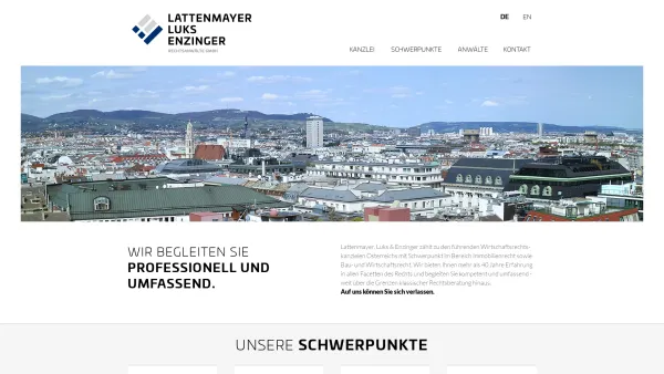 Website Screenshot: Lattenmayer, Luks & Enzinger Rechtsanwälte GmbH - LLE.LEGAL - Date: 2023-06-23 12:06:09