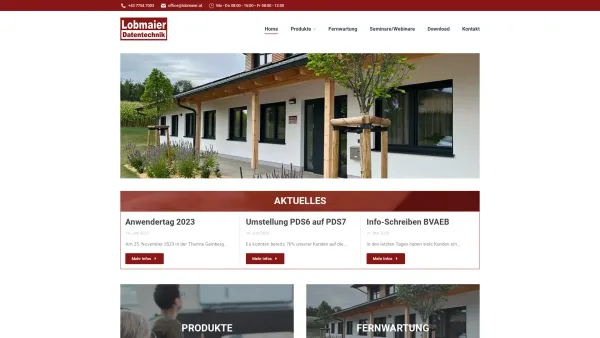 Website Screenshot: Lobmaier Datentechnik - Home - Lobmaier Datentechnik - Date: 2023-06-23 12:06:10