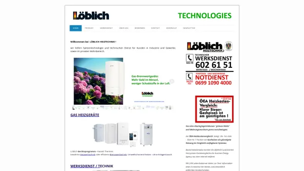 Website Screenshot: Löblich&Co. Kessel und Apparatebau KG - Löblich Heiztechnik und Grossküchen - Löblich Heiztechnik Grossküchen - Date: 2023-06-23 12:06:12