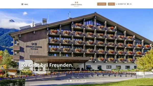 Website Screenshot: Löwen Hotel Schruns - 4 Sterne Superior Hotel Vorarlberg l Löwen Hotel Montafon - Date: 2023-06-15 16:02:34